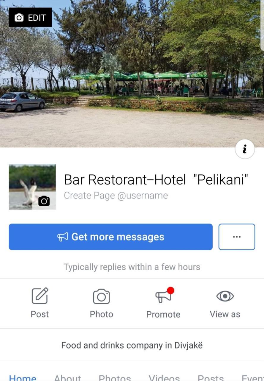 Hotel Pelikan Divjake Exterior photo